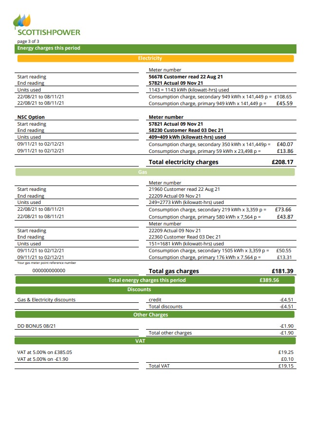  Minol USA business utility bill 